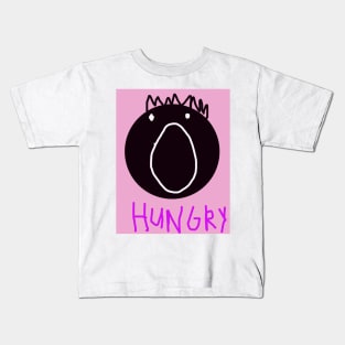 Hungry Baby Face Kids T-Shirt